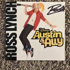 Austin and Ally Ross Lynch signed cd booklet (really rare)!